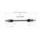 Purchase Top-Quality GSP NORTH AMERICA - NCV36589 - CV Axle Assembly - Rear Right pa1