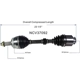 Purchase Top-Quality GSP NORTH AMERICA - NCV37092 - CV Axle Assembly - Front Right pa5