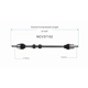 Purchase Top-Quality GSP NORTH AMERICA - NCV37102 - CV Axle Assembly - Front Right pa5