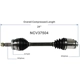 Purchase Top-Quality GSP NORTH AMERICA - NCV37504 - CV Axle Assembly - Front Right pa6