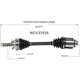 Purchase Top-Quality GSP NORTH AMERICA - NCV37535 - CV Axle Assembly - Front Right pa3