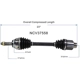 Purchase Top-Quality GSP NORTH AMERICA - NCV37558 - CV Axle Assembly - Front Right pa2