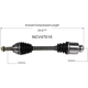 Purchase Top-Quality GSP NORTH AMERICA - NCV47015 - CV Axle Assembly - Front Right pa2