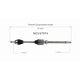 Purchase Top-Quality GSP NORTH AMERICA - NCV47074 - CV Axle Assembly - Front Right pa3