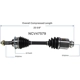 Purchase Top-Quality GSP NORTH AMERICA - NCV47579 - CV Axle Assembly - Front Right pa4