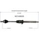 Purchase Top-Quality GSP NORTH AMERICA - NCV48005 - CV Axle Assembly - Front Right pa6