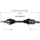 Purchase Top-Quality GSP NORTH AMERICA - NCV48007 - CV Axle Assembly - Front Right pa2