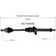 Purchase Top-Quality GSP NORTH AMERICA - NCV49509 - CV Axle Assembly - Front Right pa3