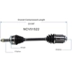 Purchase Top-Quality GSP NORTH AMERICA - NCV51522 - CV Axle Assembly - Front Right pa2