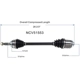 Purchase Top-Quality GSP NORTH AMERICA - NCV51553 - CV Axle Assembly - Front Right pa1