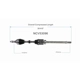 Purchase Top-Quality GSP NORTH AMERICA - NCV53096 - CV Axle Assembly - Front Right pa6