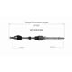Purchase Top-Quality GSP NORTH AMERICA - NCV53126 - CV Axle Assembly - Front Right pa2