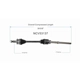 Purchase Top-Quality GSP NORTH AMERICA - NCV53137 - CV Axle Assembly - Front Right pa5