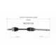 Purchase Top-Quality GSP NORTH AMERICA - NCV53142 - CV Axle Assembly - Front Right pa2