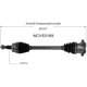 Purchase Top-Quality GSP NORTH AMERICA - NCV53169 - CV Axle Assembly - Rear Right pa5