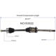 Purchase Top-Quality GSP NORTH AMERICA - NCV53522 - CV Axle Assembly - Front Right pa2