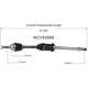 Purchase Top-Quality GSP NORTH AMERICA - NCV53569 - CV Axle Assembly - Front Right pa2