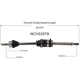 Purchase Top-Quality GSP NORTH AMERICA - NCV53576 - CV Axle Assembly - Front Right pa6