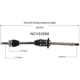 Purchase Top-Quality GSP NORTH AMERICA - NCV53580 - CV Axle Assembly - Front Right pa1