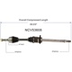 Purchase Top-Quality GSP NORTH AMERICA - NCV53608 - CV Axle Assembly - Front Right pa6