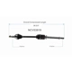 Purchase Top-Quality GSP NORTH AMERICA - NCV53919 - CV Axle Assembly - Front Right pa6