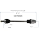 Purchase Top-Quality GSP NORTH AMERICA - NCV66505 - CV Axle Assembly - Front Right pa4