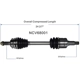Purchase Top-Quality GSP NORTH AMERICA - NCV68001 - CV Axle Assembly - Front Right pa2