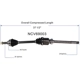 Purchase Top-Quality GSP NORTH AMERICA - NCV69003 - CV Axle Assembly - Front Right pa2