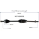Purchase Top-Quality GSP NORTH AMERICA - NCV69506 - CV Axle Assembly - Front Right pa3