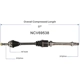 Purchase Top-Quality GSP NORTH AMERICA - NCV69538 - CV Axle Assembly pa5