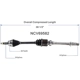 Purchase Top-Quality GSP NORTH AMERICA - NCV69582 - CV Axle Assembly pa5