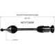 Purchase Top-Quality GSP NORTH AMERICA - NCV72008 - CV Axle Assembly - Front Right pa2