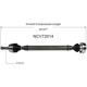 Purchase Top-Quality GSP NORTH AMERICA - NCV72014 - CV Axle Assembly - Front Right pa2