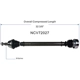 Purchase Top-Quality GSP NORTH AMERICA - NCV72027 - CV Axle Assembly - Front Right pa2