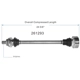 Purchase Top-Quality GSP NORTH AMERICA - NCV72029 - CV Axle Assembly - Rear Right pa5