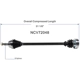 Purchase Top-Quality GSP NORTH AMERICA - NCV72048 - CV Axle Assembly - Front Right pa6