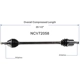 Purchase Top-Quality GSP NORTH AMERICA - NCV72058 - CV Axle Assembly - Front pa2