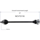 Purchase Top-Quality GSP NORTH AMERICA - NCV72116 - CV Axle Assembly - Front Right pa6