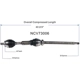 Purchase Top-Quality GSP NORTH AMERICA - NCV73006 - CV Axle Assembly - Front Right pa2