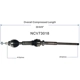 Purchase Top-Quality GSP NORTH AMERICA - NCV73018 - CV Axle Assembly - Front Right pa6