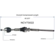 Purchase Top-Quality GSP NORTH AMERICA - NCV73022 - CV Axle Assembly - Front Right pa2