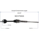 Purchase Top-Quality GSP NORTH AMERICA - NCV73533 - CV Axle Assembly - Front Right pa5