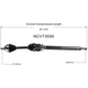Purchase Top-Quality GSP NORTH AMERICA - NCV73550 - CV Axle Assembly - Front Right pa1