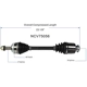 Purchase Top-Quality GSP NORTH AMERICA - NCV75056 - CV Axle Assembly - Front Right pa6