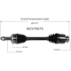Purchase Top-Quality GSP NORTH AMERICA - NCV75073 - CV Axle Assembly - Front Right pa5