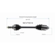 Purchase Top-Quality GSP NORTH AMERICA - NCV75514 - CV Axle Assembly - Front Right pa3
