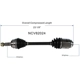 Purchase Top-Quality GSP NORTH AMERICA - NCV82024 - CV Axle Assembly - Front Right pa2