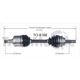 Purchase Top-Quality TRAKMOTIVE - TO8168 - CV Axle Shaft pa2
