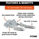 Purchase Top-Quality Safety Chain Assembly by CURT MANUFACTURING - 80031 pa17