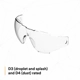 Purchase Top-Quality 3M - GG501SGAF - Clear Scotchgard Anti-fog Replacement Lens pa4